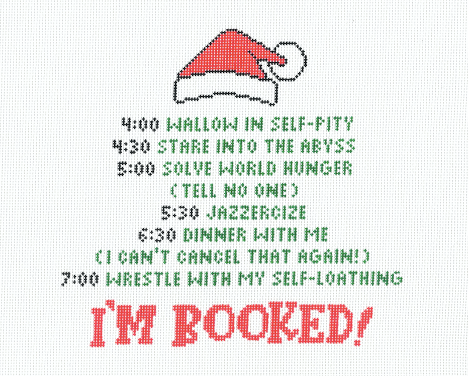 The Grinch Schedule Olivia Grace Needlepoint